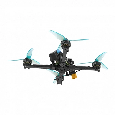 Гоночный дрон iFlight Mach R5 6S HD ELRS2.4 — вид сзади-сверху, антенна и VTX-блок
