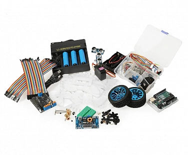 Продвинутый образовательный набор для подготовки к олимпиаде Arduino — раскладка комплекта
