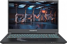   Ноутбук игровой GIGABYTE G5 KF-E3KZ313SH, 15.6", 2023, IPS, Intel Core i5 12500H 2.5ГГц, 12-ядерный, 16ГБ DDR4, 512ГБ SSD, NVIDIA GeForce RTX 4060 для ноутбуков - 8 ГБ, Windows 11 Home, черный