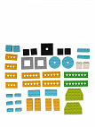   Комплект деталей для WeDo 2.0 (280 шт)